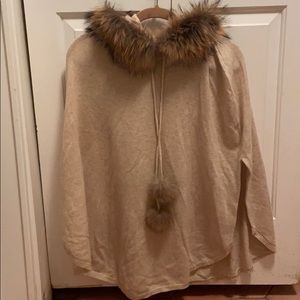 Minnie Rose Cashmere Poncho